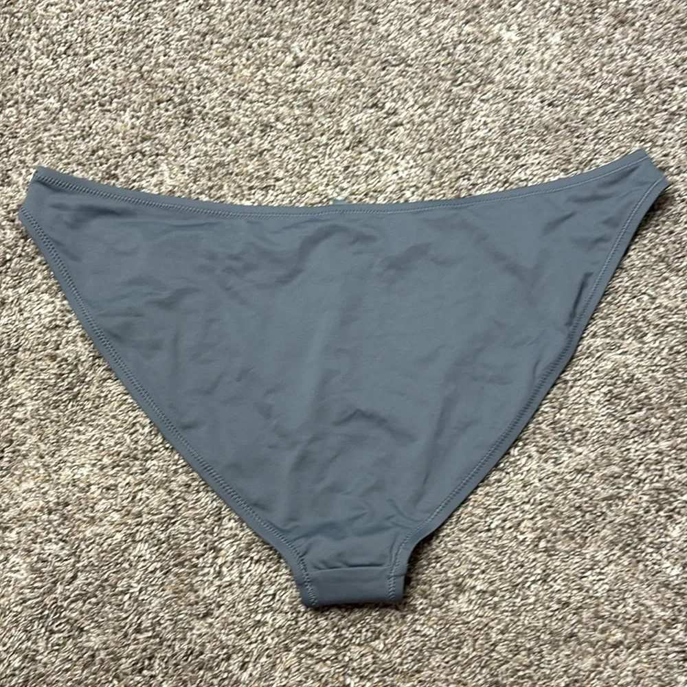 NWT Skims bikini bottom mid coverage gunmetal sz 3X